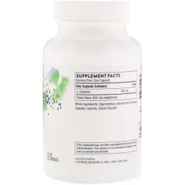 Thorne Research, L-тирозин, 90 капсул