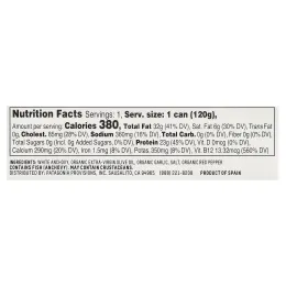 Patagonia Provisions, жареные испанские белые анчоусы с чесноком в органическом оливковом масле первого отжима, 120 г (4,2 унции)