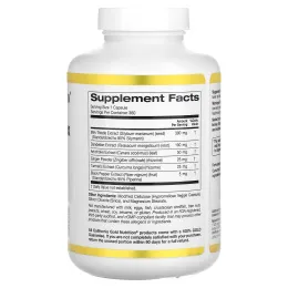 California Gold Nutrition, силимариновый комплекс, для здоровья печени, расторопша, куркумин, артишок, одуванчик, имбирь и черный перец, 360 растительных капсул