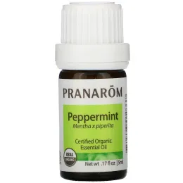 Pranarom, Essential Oil, Peppermint, .17 fl oz (5 ml)