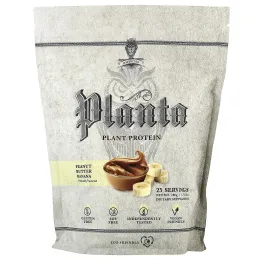Ambrosia Collective, Planta, растительный протеин, арахисовая паста и банан, 780 г (1,72 фунта)
