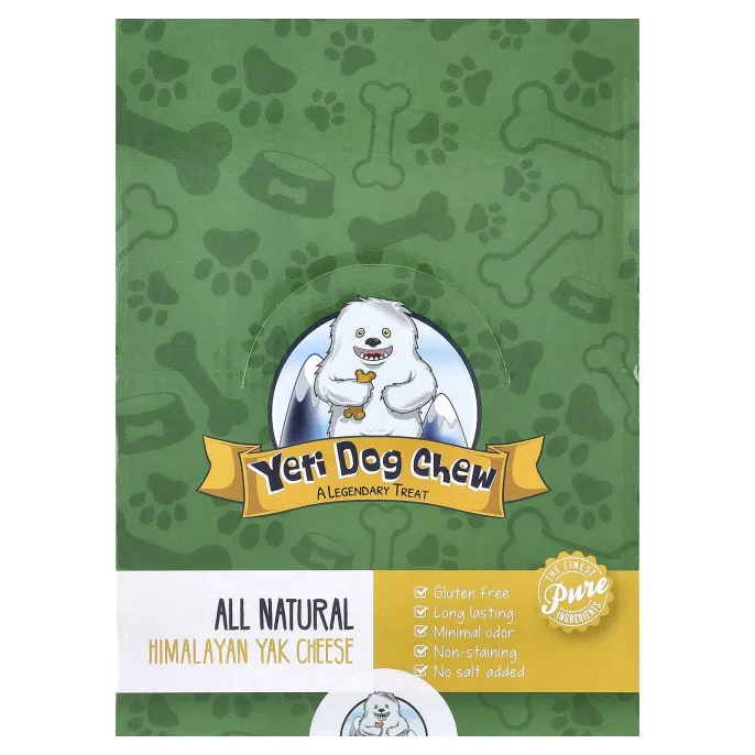 Yeti Dog Chew, гималайский сыр як, для собак, XLarge, 3 фунта