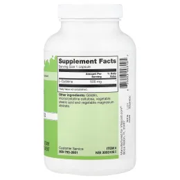 Vitacost, L-цистеин, 500 мг, 180 капсул