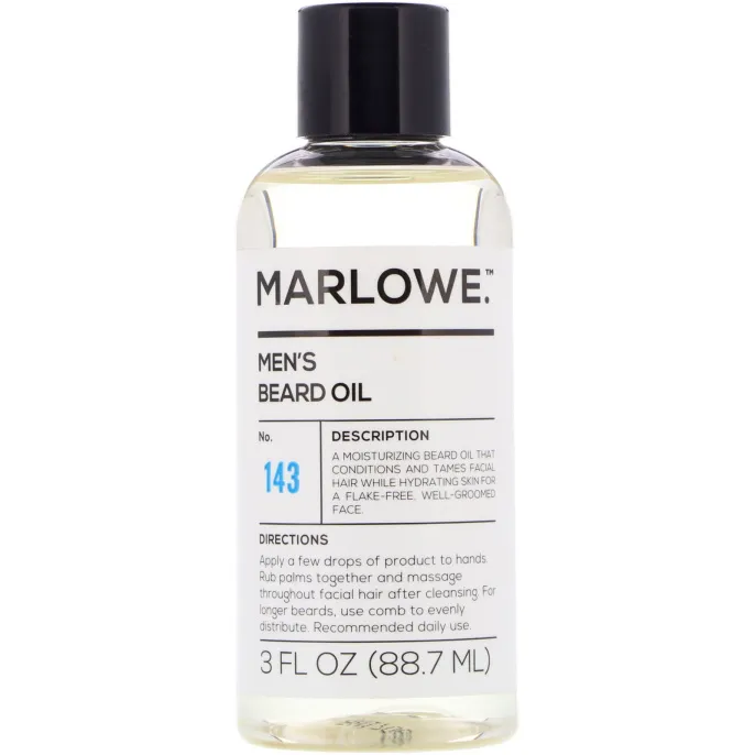 Marlowe, Men's, масло для бороды, № 143, 88,7 мл