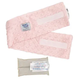Happi Tummi, Fast Relief, средство от колик и газообразования, натуральное обертывание, для детей от 36 месяцев, розовый, 1 обертка и 1 пакетик с травами