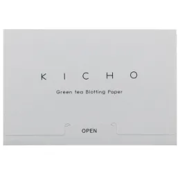 Kicho, Промокательная бумага с зеленым чаем, 50 штук