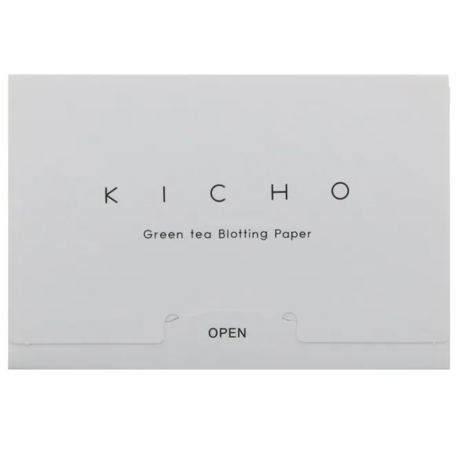 Kicho, Промокательная бумага с зеленым чаем, 50 штук