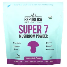LA Republica, Super 7, грибной порошок, 85 г (3 унции)