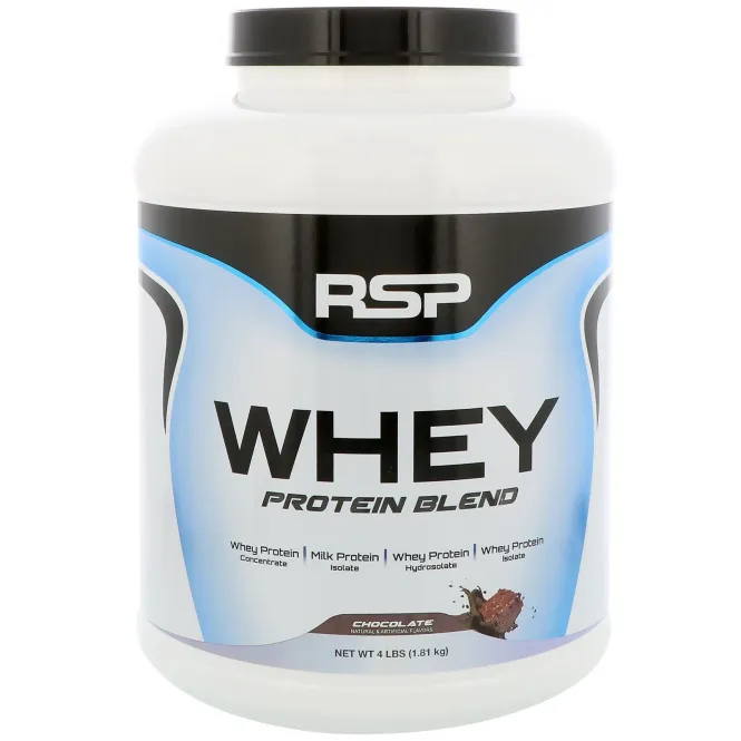 RSP Nutrition, Смесь сывороточного протеина, шоколад, 4 фунта (1,81 кг)