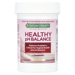 Nature's Bounty, Healthy PH Balance + Cranberry`` 30 капсул