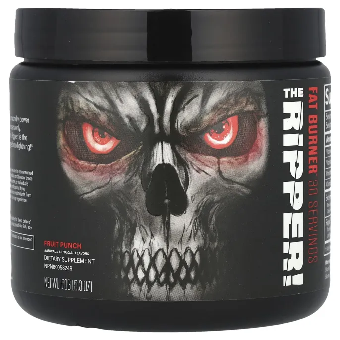 JNX Sports, The Ripper, жиросжигающая добавка, фруктовый пунш, 150 г