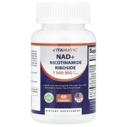 Vitamatic, NAD+, 60 капсул