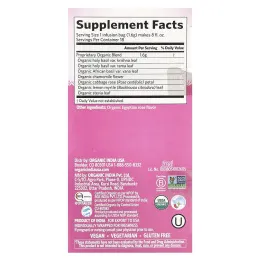 Organic India, чай с сладкой розой, тулси, без кофеина, 18 пакетиков для заваривания, 28,8 г (1,01 унции)