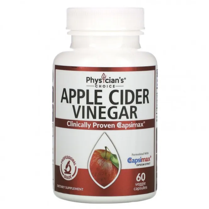 Physician's Choice, Apple Cider Vinegar Capsules, 60 Vegetarian Capsules