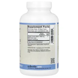 Eclectic Institute, Расторопша пятнистая, 600 мг, 240 вегетарианских капсул без ГМО