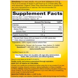 Renew Life, Органическая чистая клетчатка, 9,5 унций (269 г)