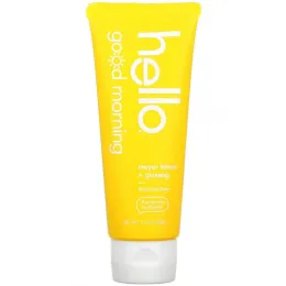 Hello, Good Morning, Fluoride Free Toothpaste,  Meyer Lemon + Ginseng, 3 oz (85 g)
