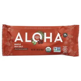 Aloha, Organic Protein Bars, Maple Sea Salt, 12 Bars, 1.98 oz (56 g) Each