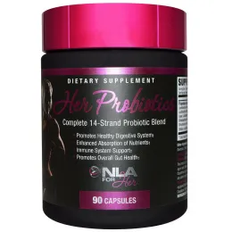 NLA for Her, Пробиотики для нее, смесь из 14 элементов, 90 капсул