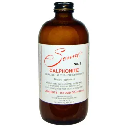 Sonne's Organic Foods, No.2, Calphonite, жидкий кальций и фосфор, 15 жидких унций (444 мл)