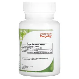 Zahler, Zahler, Vitamin D3, Advanced D3 Formula, 2000 МЕ, 120 Softgels