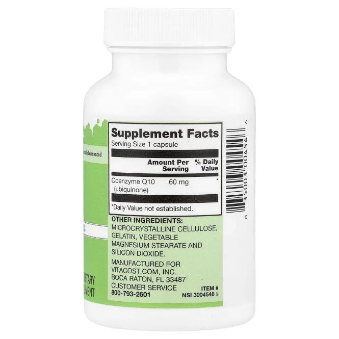 Vitacost, CoQ10, 60 mg, 120 Capsules