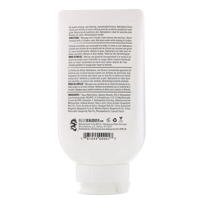 Billy Jealousy, Hydroplane, крем для супер-гладкого бритья, 236 мл