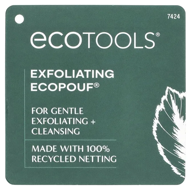 EcoTools, Отшелушивающий спонж EcoPouf, 1 спонж