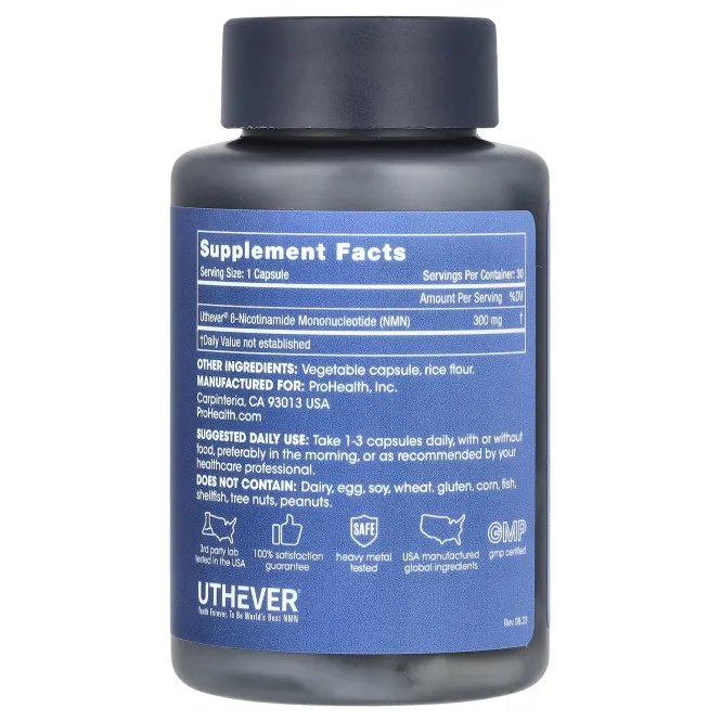 ProHealth Longevity, NMN Pro ™ 300, 300 мг, 30 капсул