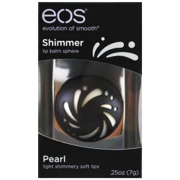 EOS, Shimmer Lip Balm Sphere, Pearl, .25 oz (7 g)