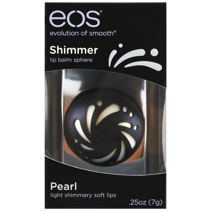 EOS, Shimmer Lip Balm Sphere, Pearl, .25 oz (7 g)