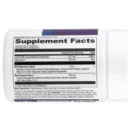 Ancient Nutrition, активные пептиды, магний, 90 капсул