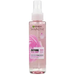 Garnier, SkinActive, успокаивающий спрей для лица с розовой водой, 130 мл