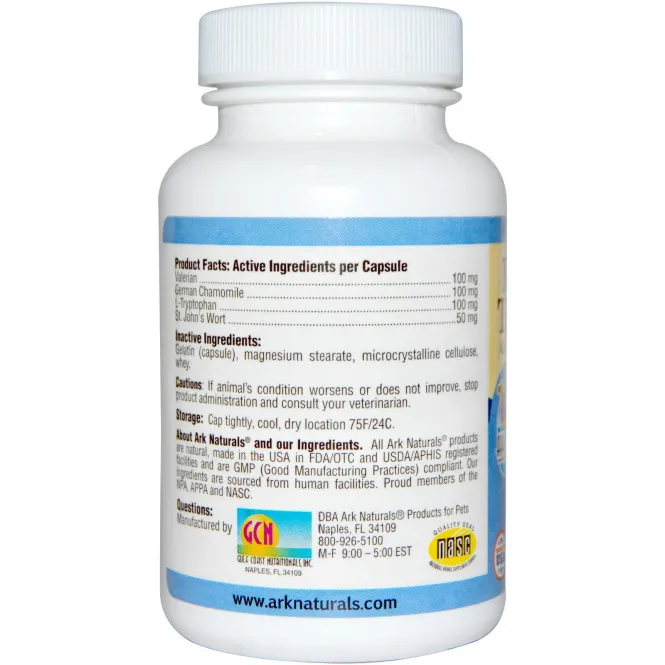 Ark Naturals, Happy Traveler, абсолютно натуральное успокоительное средство, 30 капсул