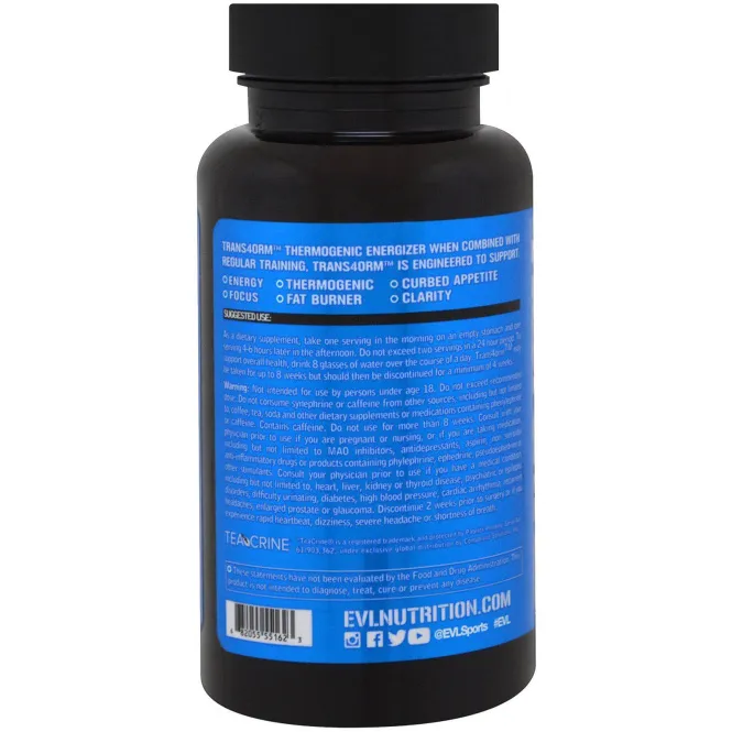 EVLution Nutrition, Trans4orm, 20 капсул