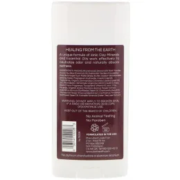 Zion Health, Эффективный, Дезодорант ClayDry, черная вишня, 2,8 унц. (80 г)