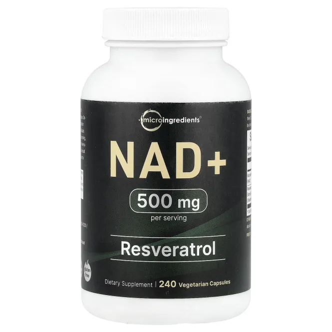 Micro Ingredients, NAD+, 240 вегетарианских капсул