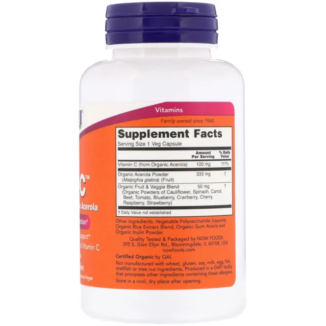 Now Foods, Tru-C, 60 вегакапсул