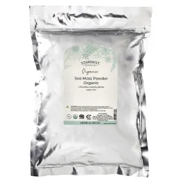 Starwest Botanicals, органический морской мох в порошке, 453,6 г (1 фунт)