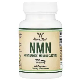 Double Wood Supplements, NMN, 60 капсул (125 мг в 1 капсуле)