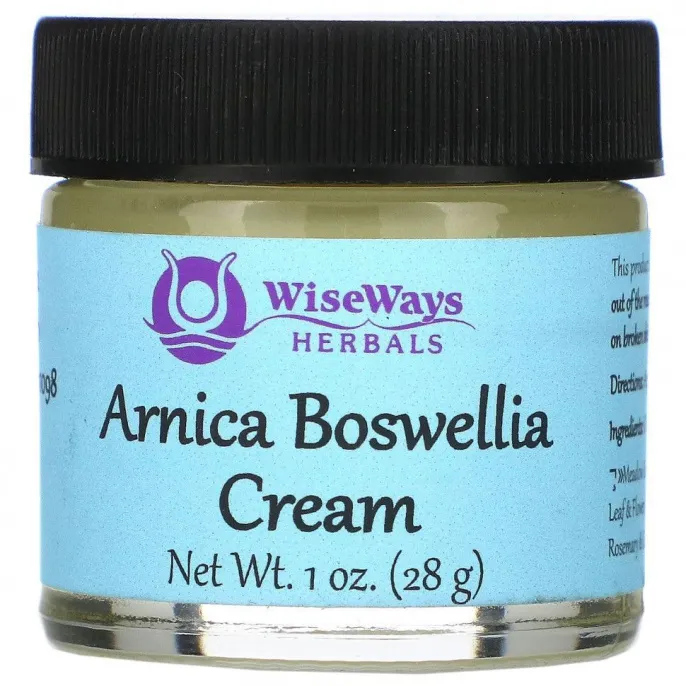 WiseWays Herbals, Крем с арникой босвеллией, 28 г (1 унция)