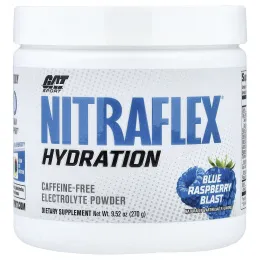 GAT, Sport, Nitraflex® Hydration, голубая малина, 270 г (9,52 унции)
