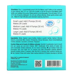 Madre Labs, моющее средство для стирки, тройной концентрации, свежесть хлопка, 6 пакетиков по 118 мл (4 жидк. унции)