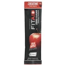 FITAID, Essentials, моногидрат креатина, яблоко Фуджи, 14 стиков по 6,2 г (0,22 унции)