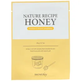 Secret Key, Nature Recipe Mask Pack, Honey, 10 Masks, 0.7 oz (20 g) Each