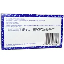 St. Dalfour, Мятный чай, 25 пакетиков, 1,75 унции (50 г)