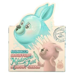 Elizavecca, Увлажняющий крем с памятью и гиалуроновой кислотой, 3,53 унции (100 г)