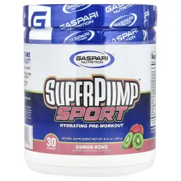 Gaspari Nutrition, SuperPump ™ Sport, увлажняющее средство перед тренировкой, гуава и киви, 240 г (8,47 унции)