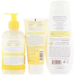 Babo Botanicals, Подарочный набор для новорожденного, с овсяным молочком и календулой, из 3 частей