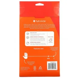 Full Circle, Splash Patrol, перчатки для чистки из натурального латекса, серые, большие, 1 пара